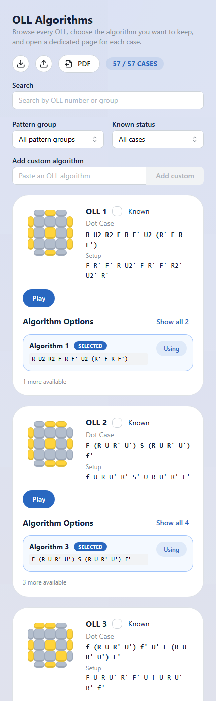 OLL preview