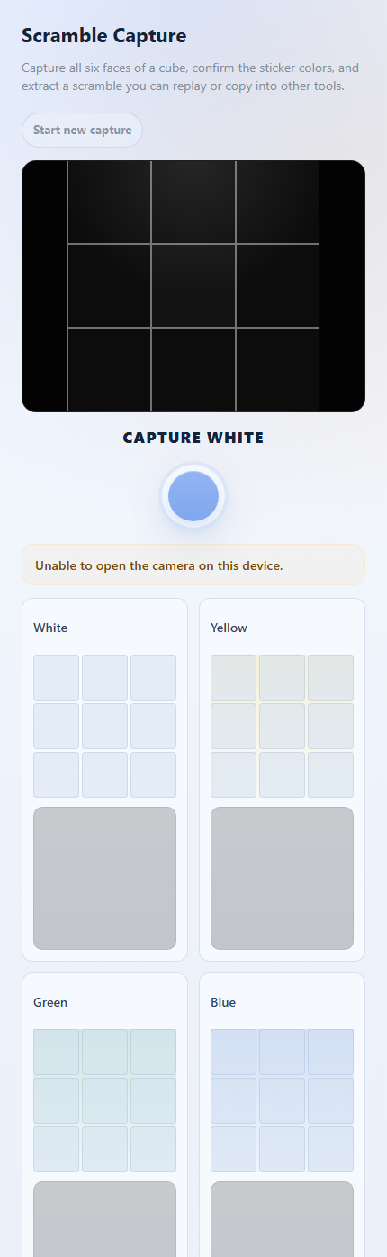 Scramble capture preview